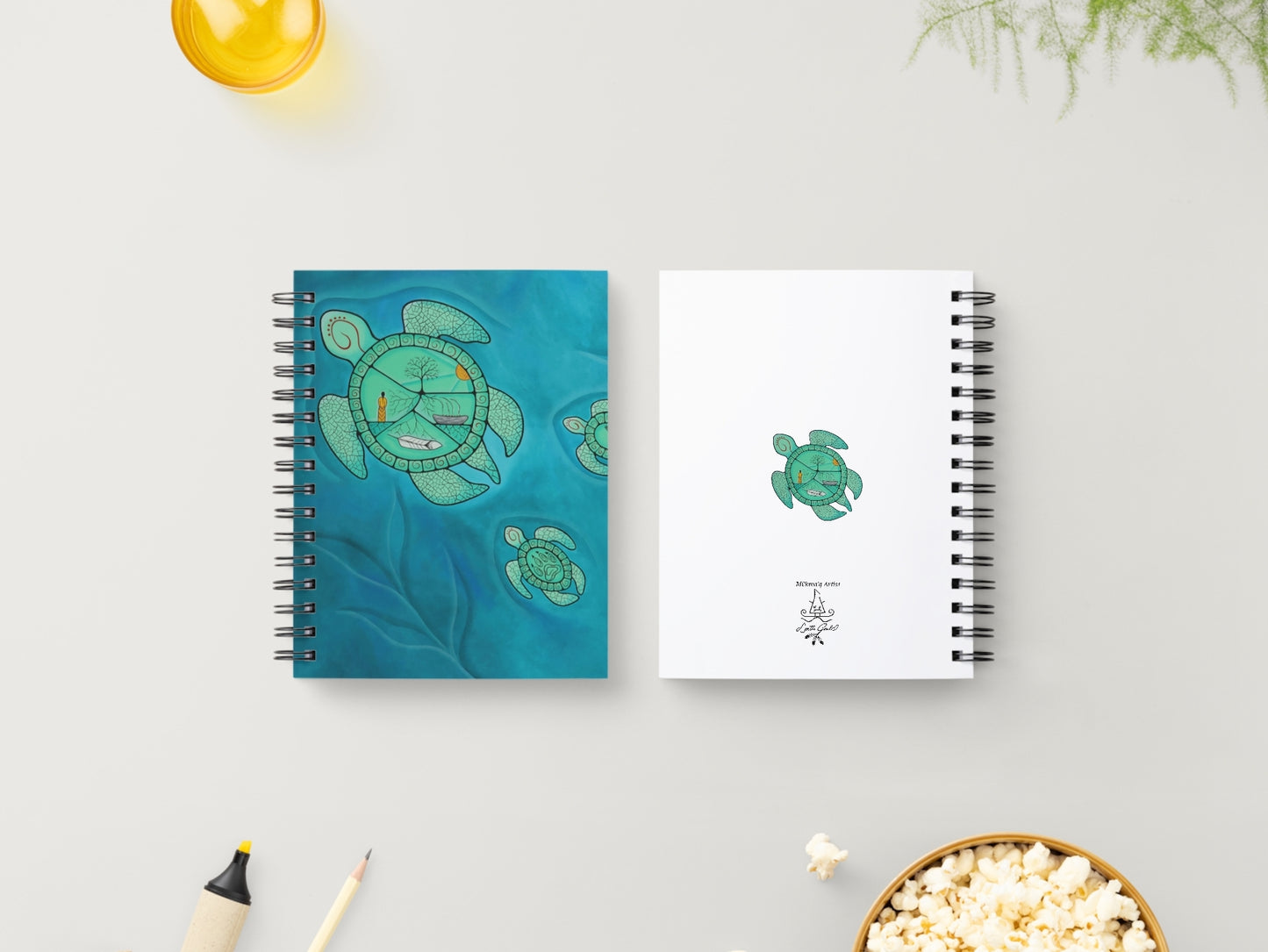 Hard Cover Spiral NoteBook/ Journal