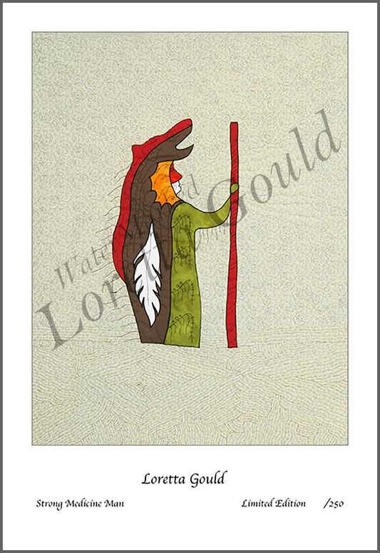 069 - Quilt Print_Strong Medicine Man