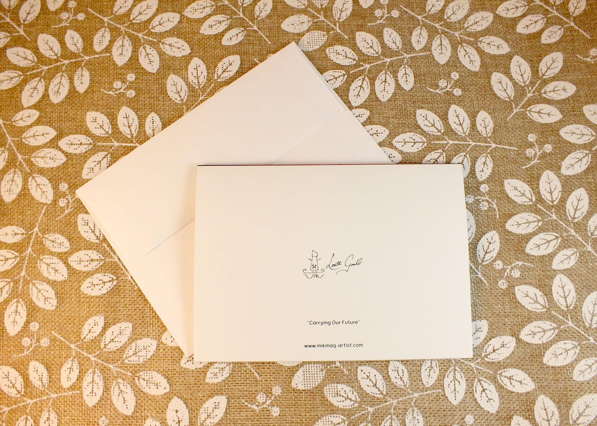 Blank Folding Greeting Cards & Envelopes Materials: standard card stock, print of original paintings All occasion gorgeous blank cards and envelopes Artwork done by Loretta Gould  Mi'kmaq Artist from Nova Scotia (Waycobah First Nation)