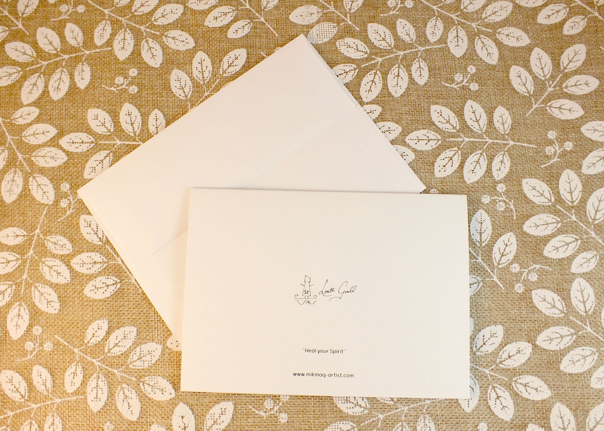 Blank Folding Greeting Cards & Envelopes Materials: standard card stock, print of original paintings All occasion gorgeous blank cards and envelopes Artwork done by Loretta Gould  Mi'kmaq Artist from Nova Scotia (Waycobah First Nation)
