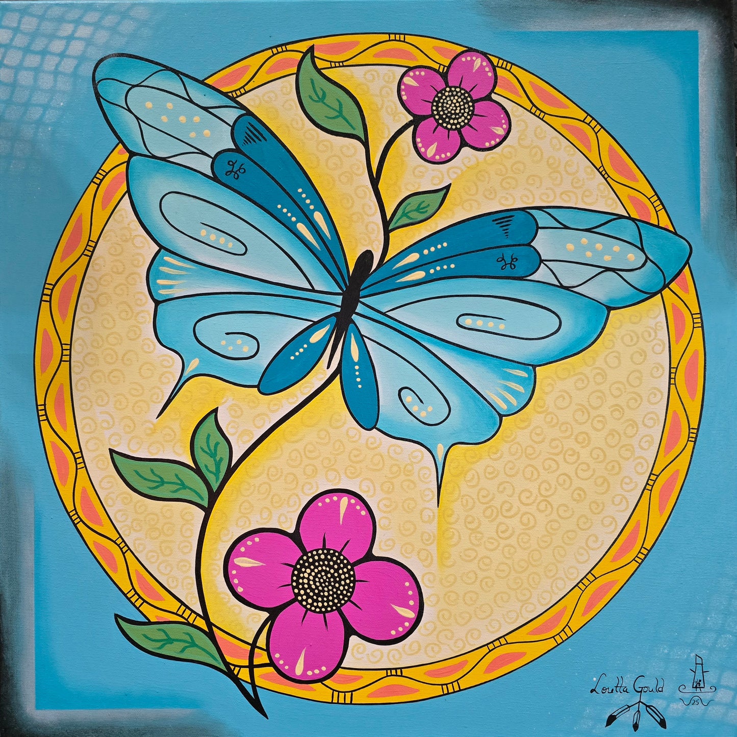 Butterfly in sunlight
