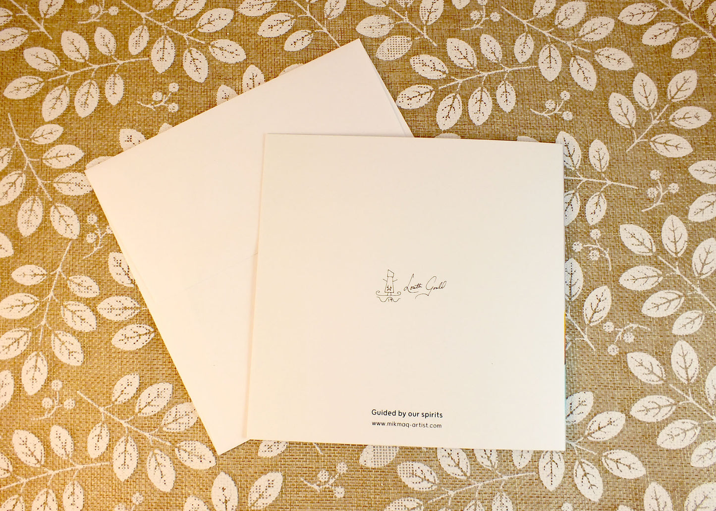 Blank Folding Greeting Cards & Envelopes Materials: standard card stock, print of original paintings All occasion gorgeous blank cards and envelopes Artwork done by Loretta Gould  Mi'kmaq Artist from Nova Scotia (Waycobah First Nation)